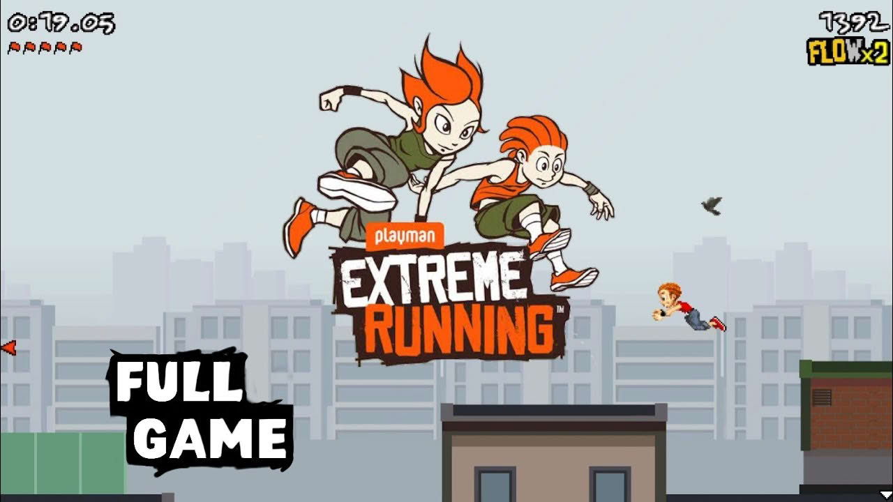 PLAYMAN EXTREME RUNNING - Java Game (Full Gameplay No Commentary)