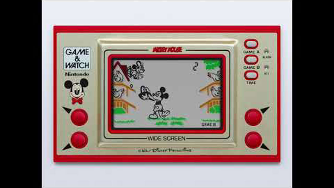 Game & Watch - Mickey Mouse (Wide Screen) (c)1981 Nintendo [MAME emulation footage]