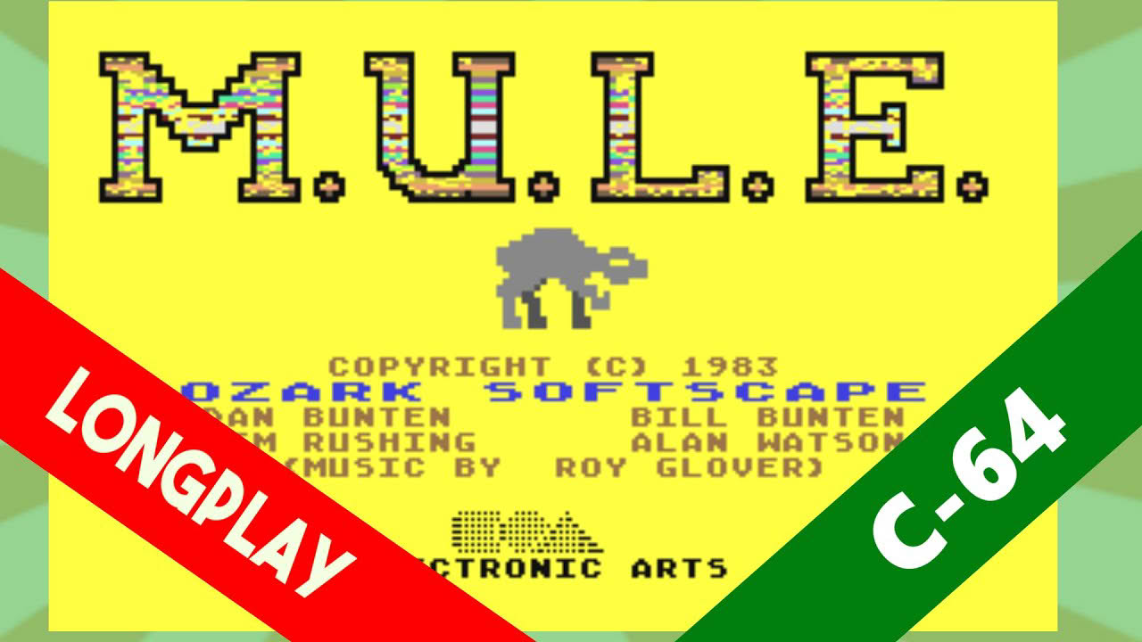 M.U.L.E. C64 -- Longplay with YARG!