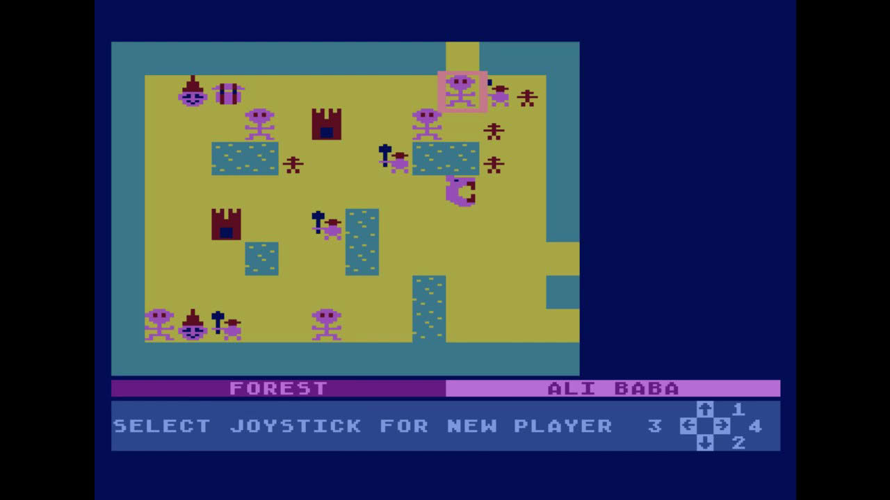 Atari 8-bit: Ali Baba and the Forty Thieves