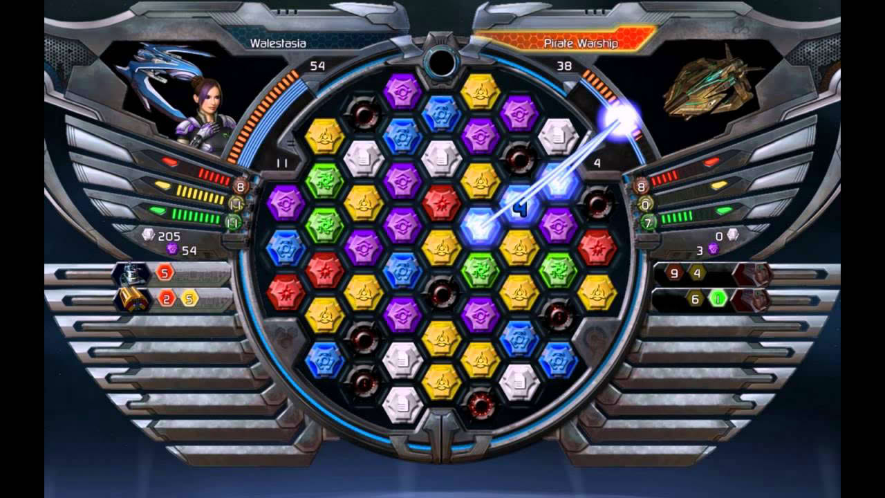 Puzzle Quest Galactrix PC 2009 Gameplay