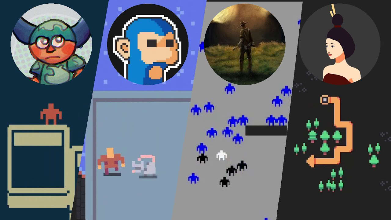 Four Game Developers, One Art Kit, We Each Make A Game (feat Adam Pype, Vimlark, John Jackson) 5