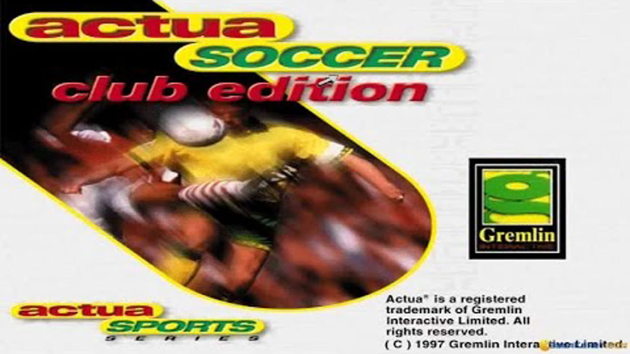 Actua Soccer Club edition gameplay (PC Game, 1996)