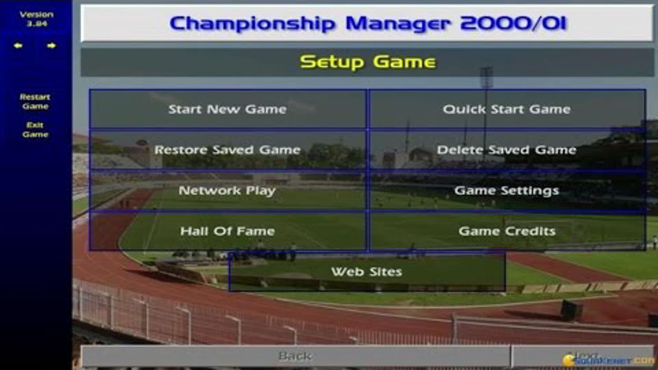 Championship Manager: Season 00/01 gameplay (PC Game, 2000)