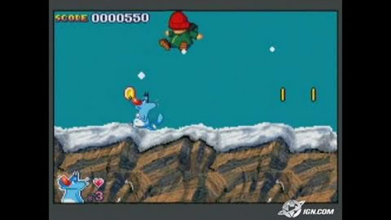 Oggy and the Cockroaches  Game Boy Gameplay - Brrrrr....