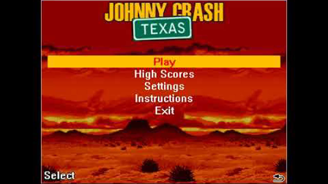 Johnny Crash Stuntman Does Texas - Digital Chocolate JAVA GAME