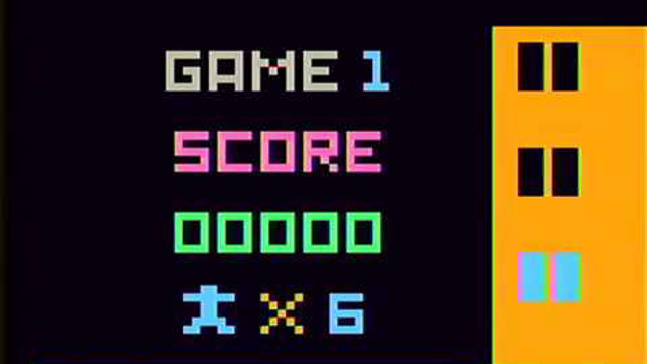 Epoch Cassette Vision - #8 Monster Mansion - 1982 (GamePlay)