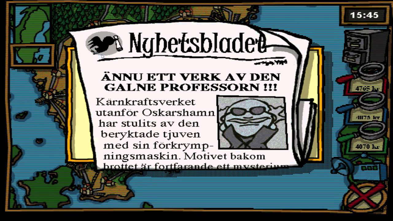 Nostalgiska Spel: Levande Böckers Sverigejakten