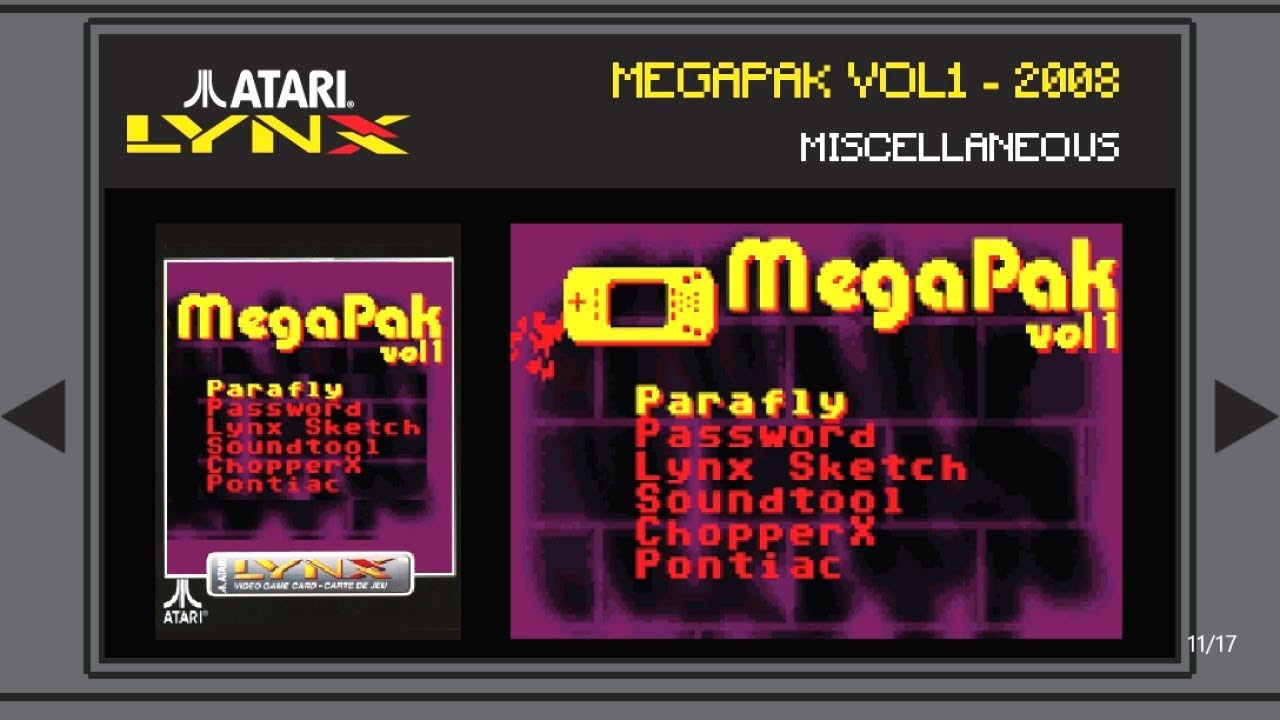 Megapak Volume 1 | Atari Lynx Collection 1 | Game 11 of 17 | Evercade Handheld