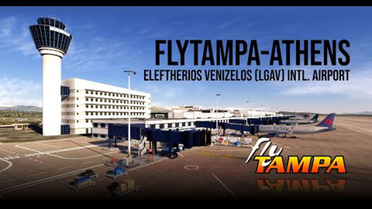 [LGAV] - ATHENS ELEFTHERIOS VENIZELOS Intl. Airport by FlyTampa for Tower! Simulator 3