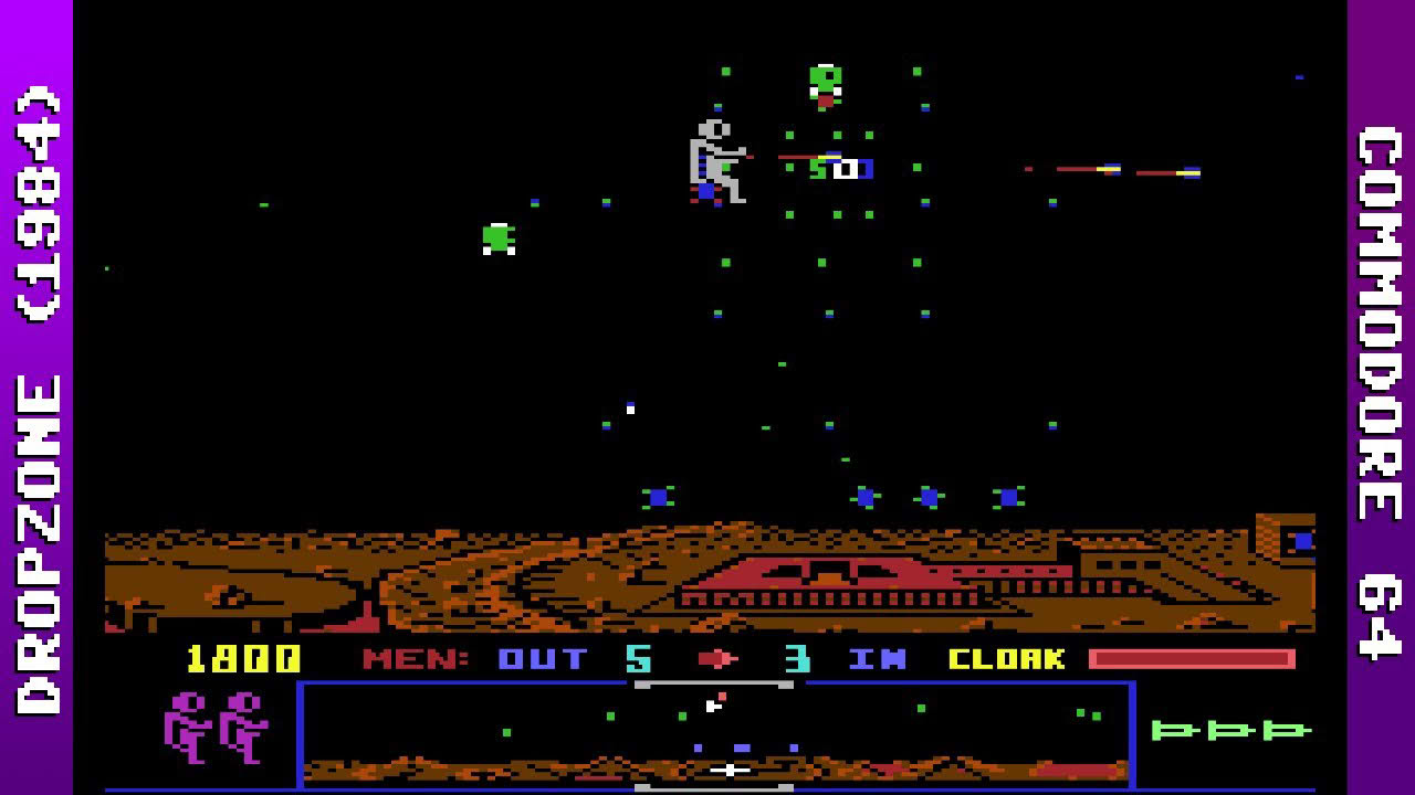 Dropzone Longplay (C64) [QHD]