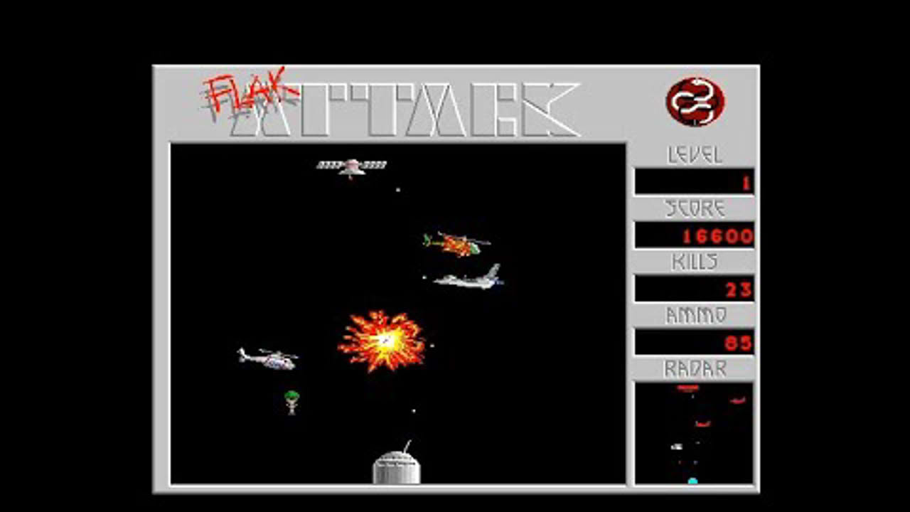Flak Attack (PC, Windows 3.x) - Gameplay