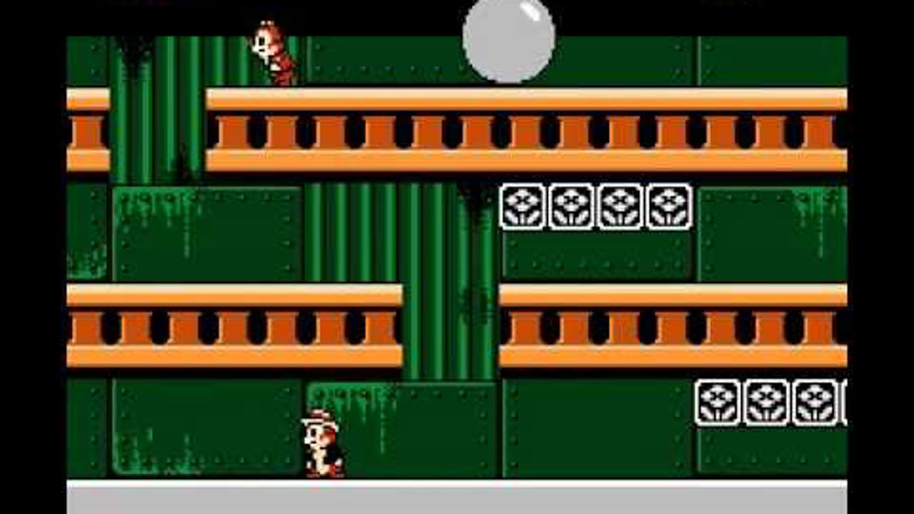 NES Longplay [128] Chip 'n Dale: Rescue Rangers (2P)