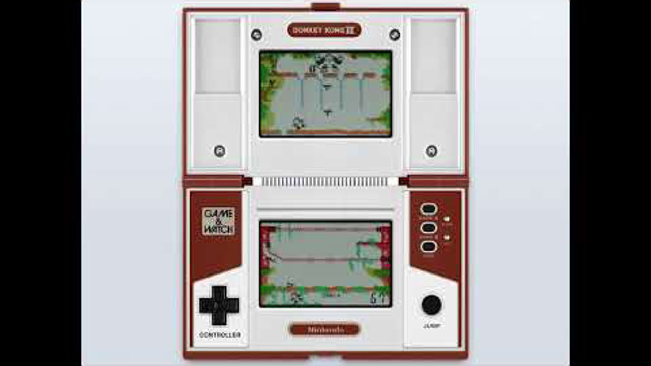 Game & Watch - Donkey Kong II (c)1983 Nintendo [MAME emulation footage]