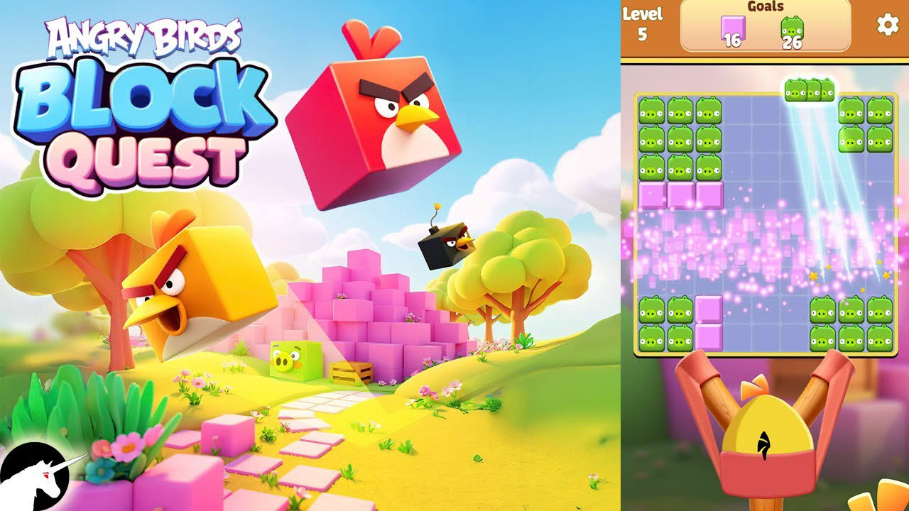 Angry Birds Block Quest gameplay