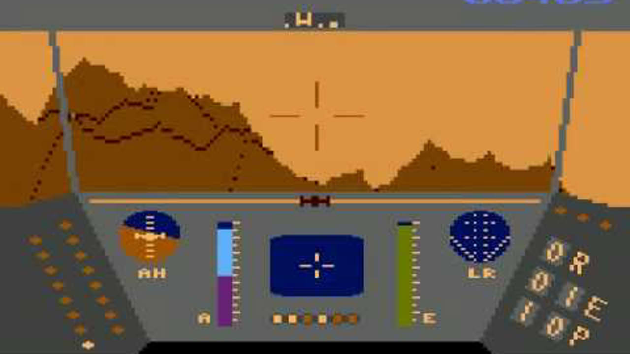 Atari XL/XE - Rescue on Fractalus [Lucasfilm Games] 1985