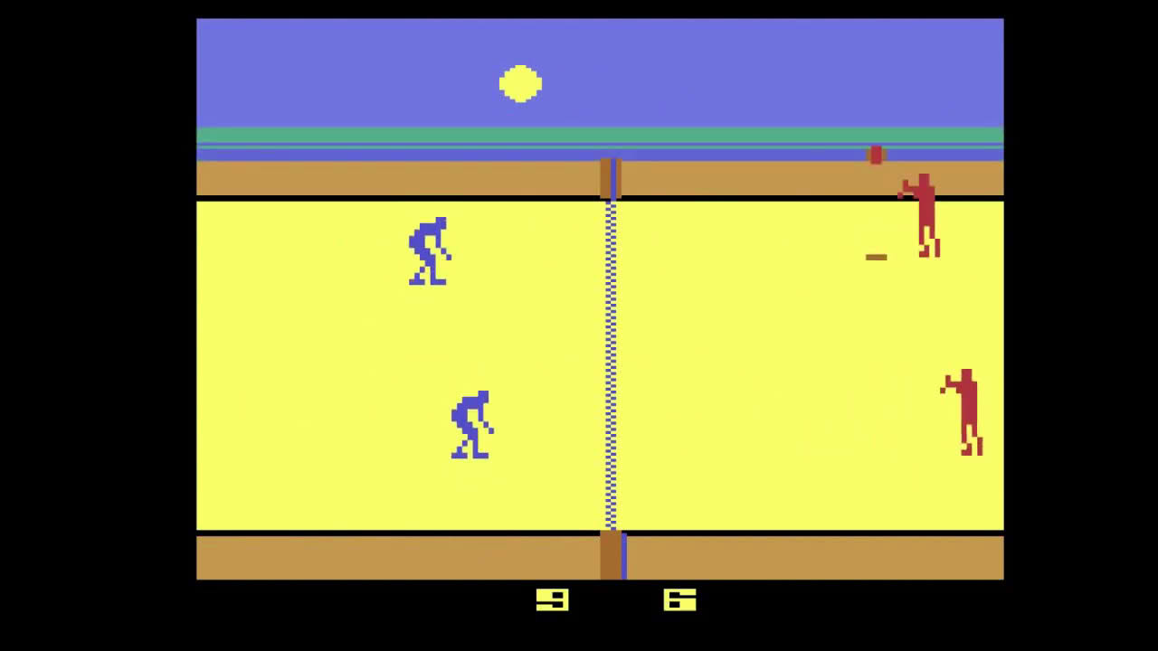 RealSports Volleyball Longplay (Atari 2600 Game)