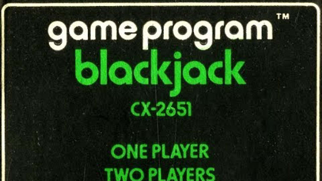 Classic Game Room - BLACKJACK review for Atari 2600