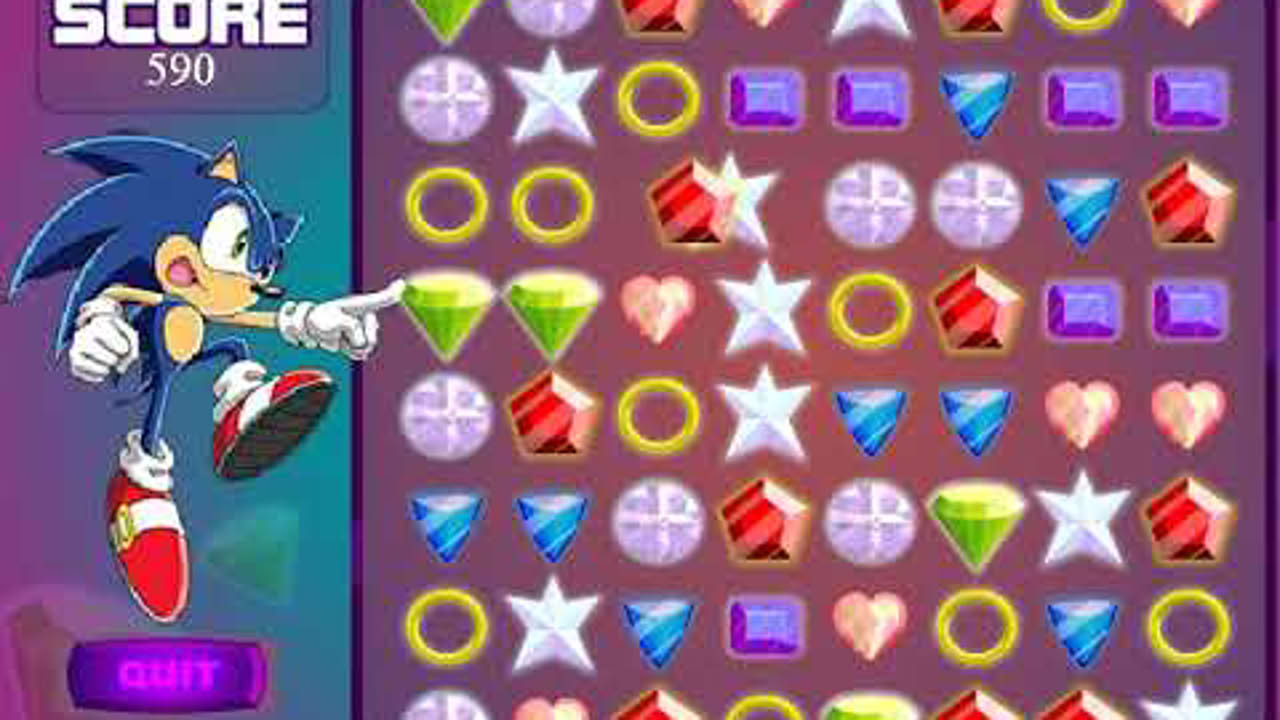 Sonic X: Emerald Grab [PC] Gameplay