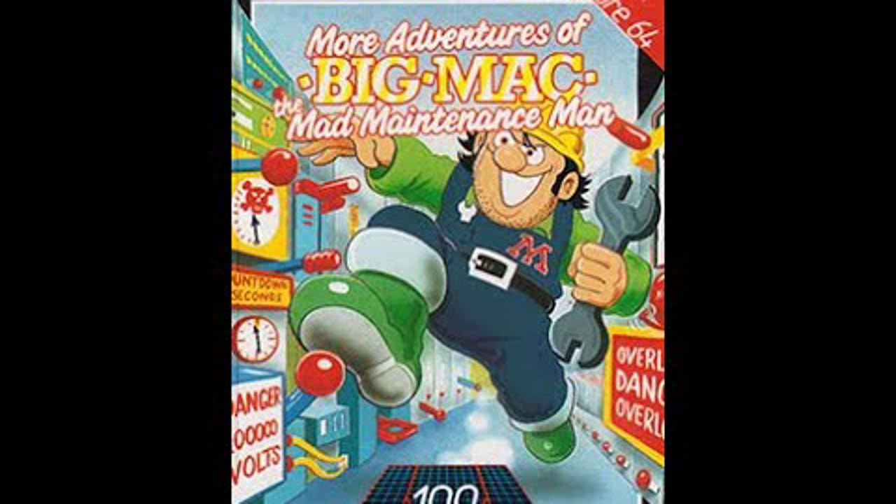 More adventures Big Mac   The Mad Maintenance Man - Mastertronic - Version C64 - Gameplay