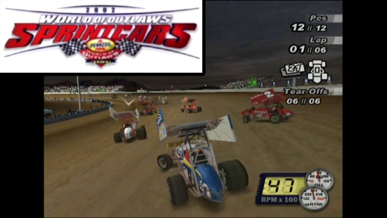 World of Outlaws: Sprint Cars 2002 ... (PS2) Gameplay