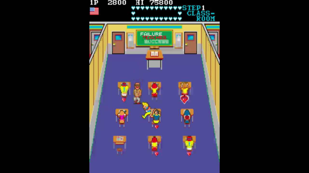 Mikie: High School Graffiti (Arcade)
