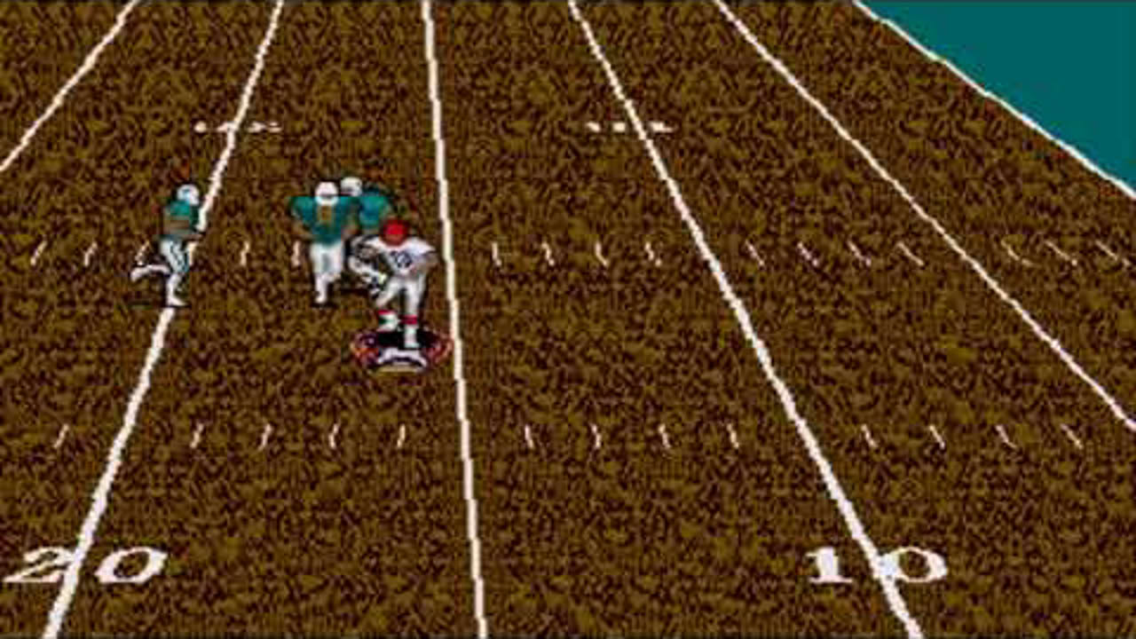 Dan Marino's Powerplay Football (Genesis):  Buffalo Bills vs Miami Dolphins