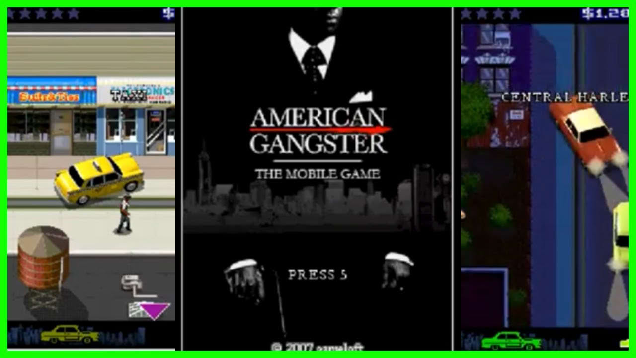 America Gangster (2007) MOBILE JAVA GAMES GAMEPLAY GAMELOFT NOSTALGIA OLD GAMES
