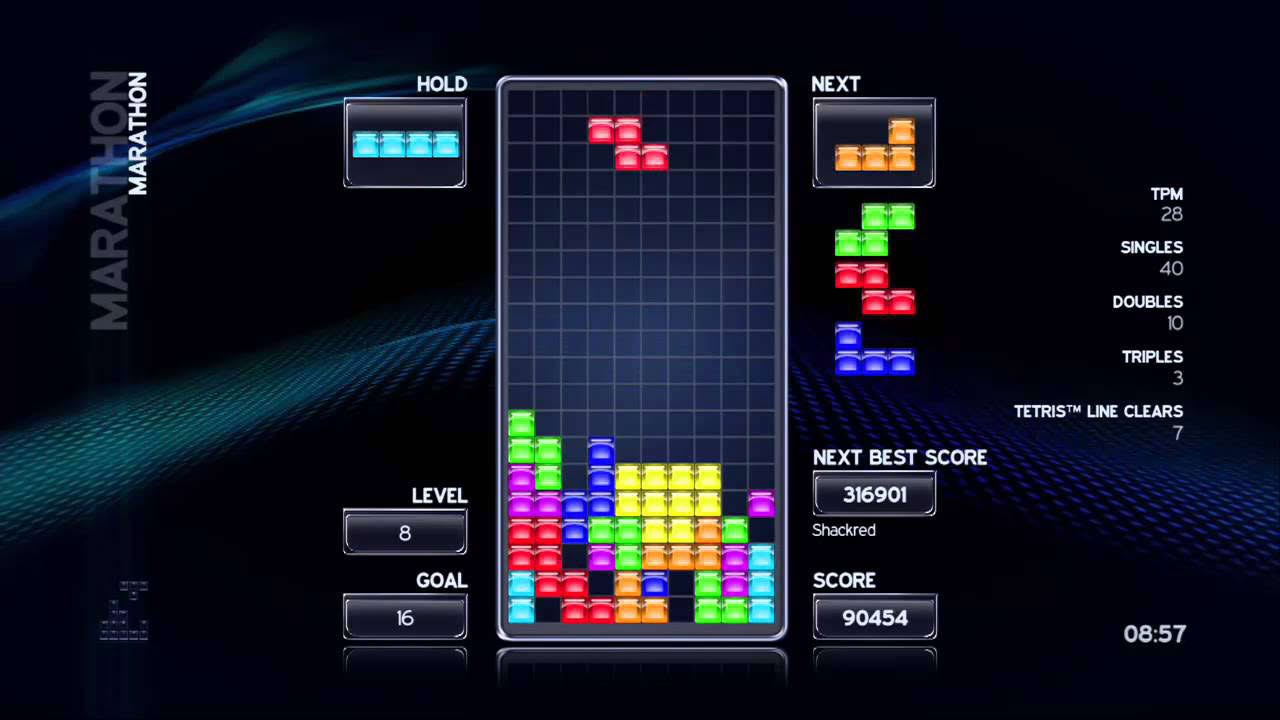 TETRIS Maniac Gameplay - PS3