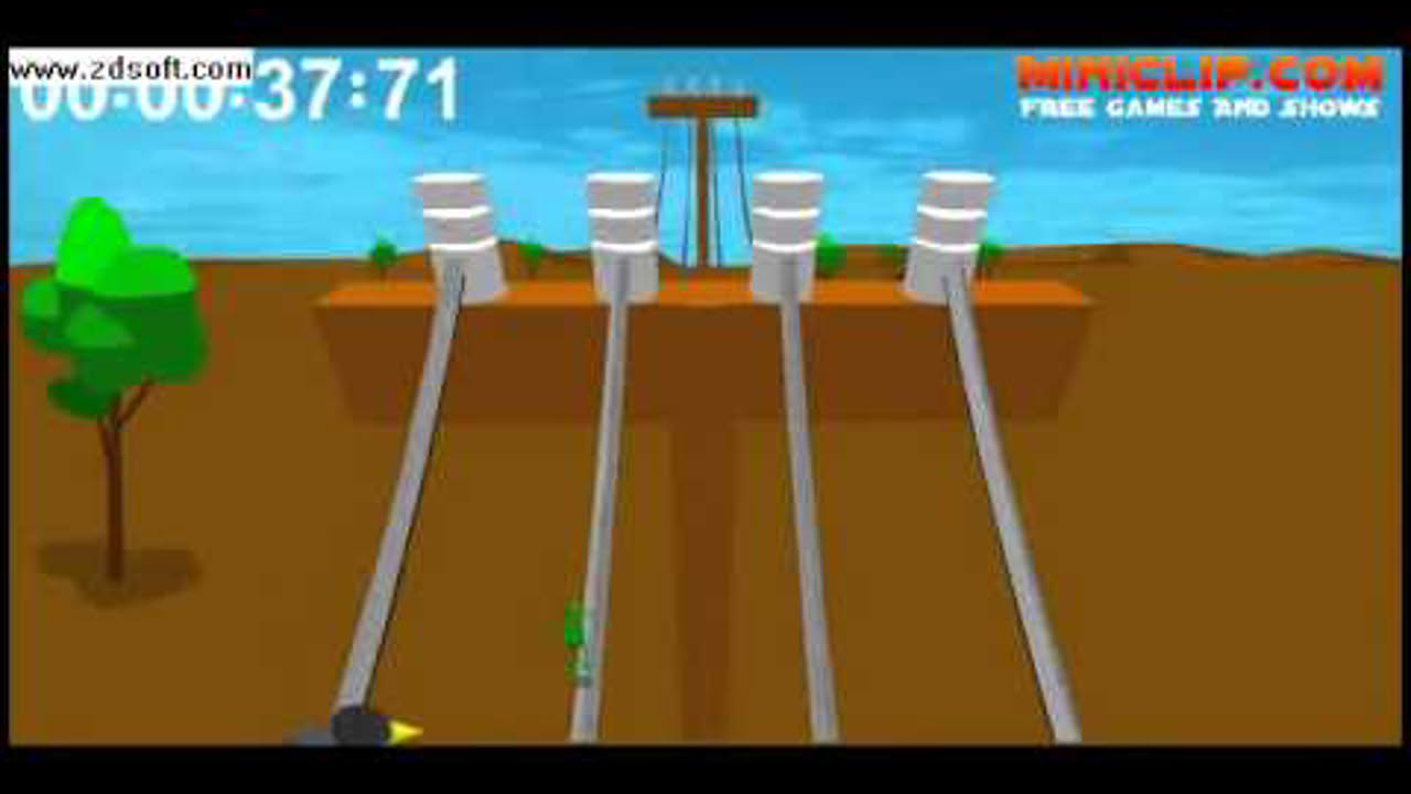 Random Game Play: Bug on a Wire (miniclip)