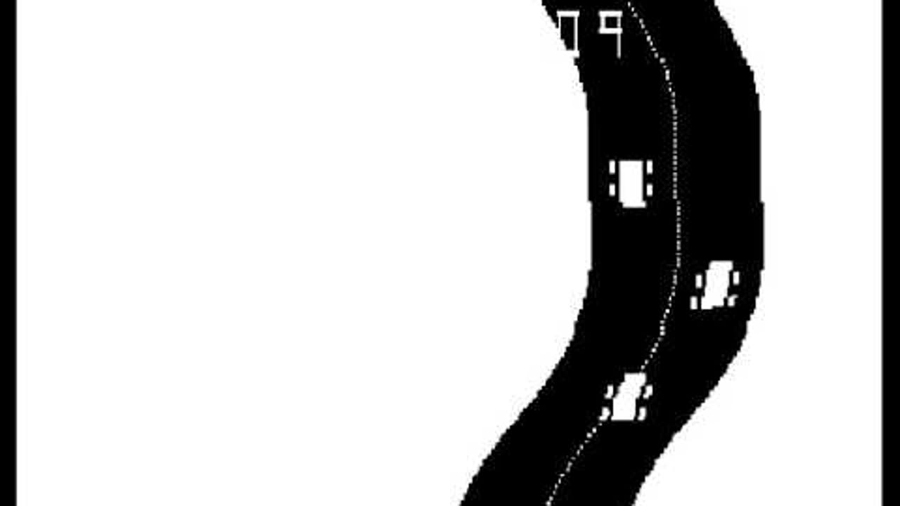 Arcade Game: Hi-Way 1975 (Atari) No Sound