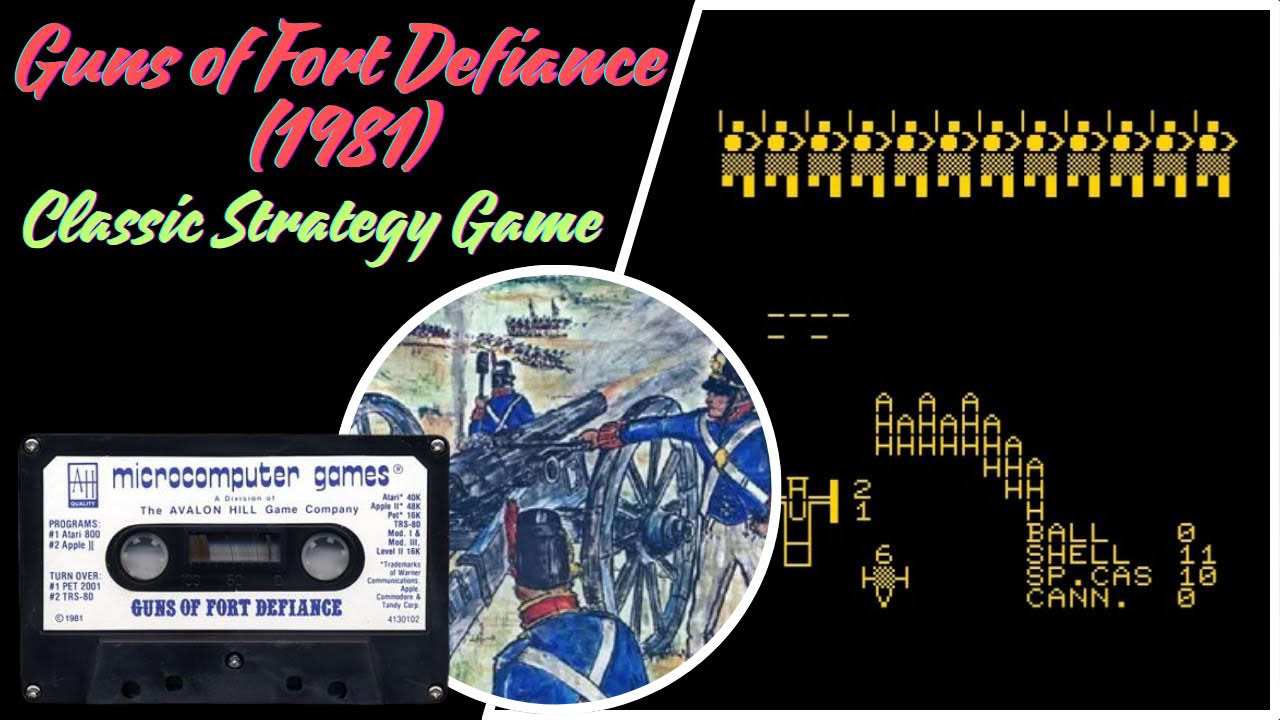Guns of Fort Defiance (1981) – Classic Strategy Game