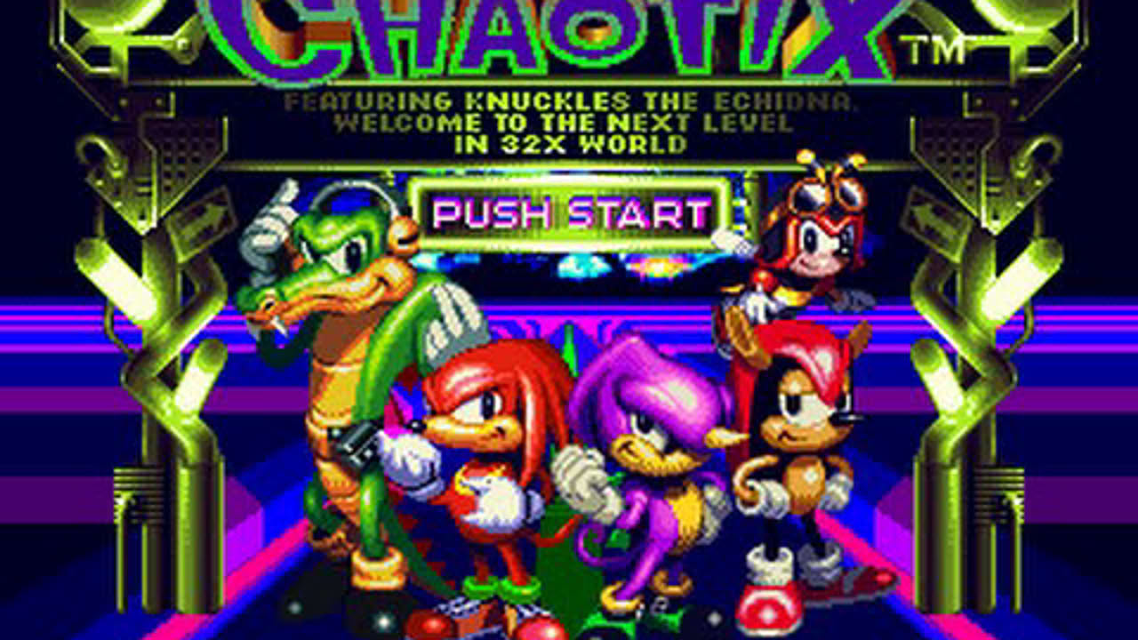 Sega 32X Longplay - Knuckles Chaotix