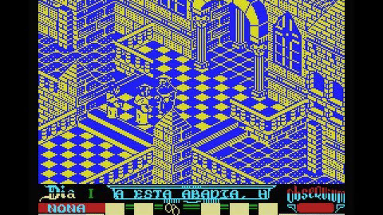 La Abadia del Crimen MSX Gameplay