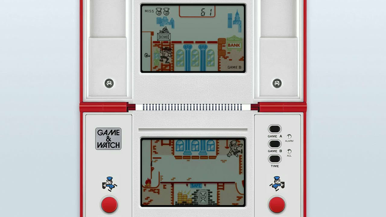 Game & Watch - Safe Buster (c)1988 Nintendo [MAME emulation footage]