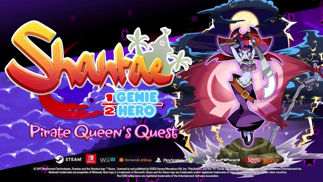 Shantae: Half-Genie Hero – Pirate Queen’s Quest Official Trailer!