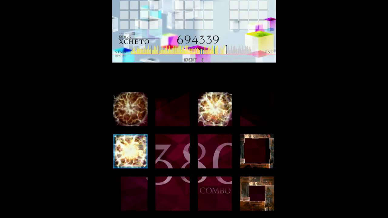[jubeat Qubell] 1Credit Playing Movie