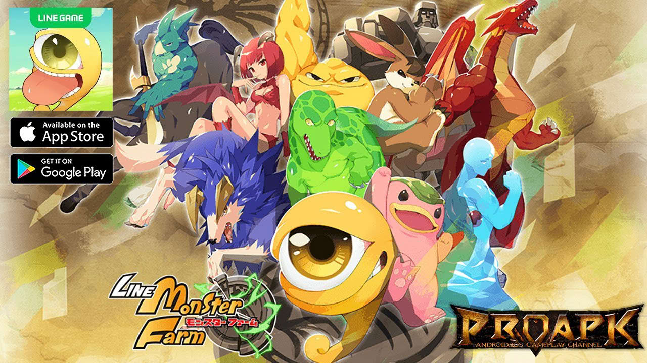 LINE: Monster Farm Gameplay Android / iOS (Official Launch)