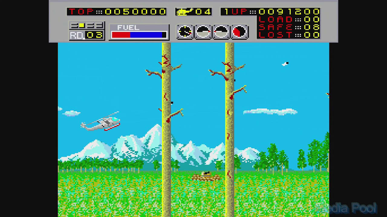 Choplifter (Arcade) Playthrough longplay retro video game