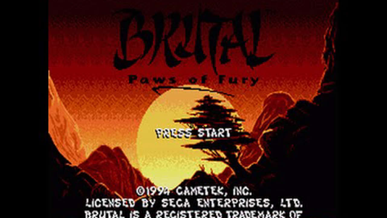 Mega-CD Longplay [093] Brutal - Paws of Fury