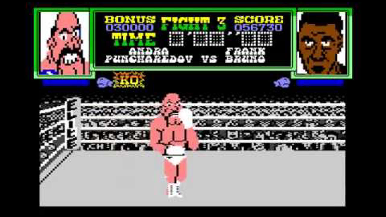 Frank Bruno's Boxing on the C64 (original loader all boxers and end screen)