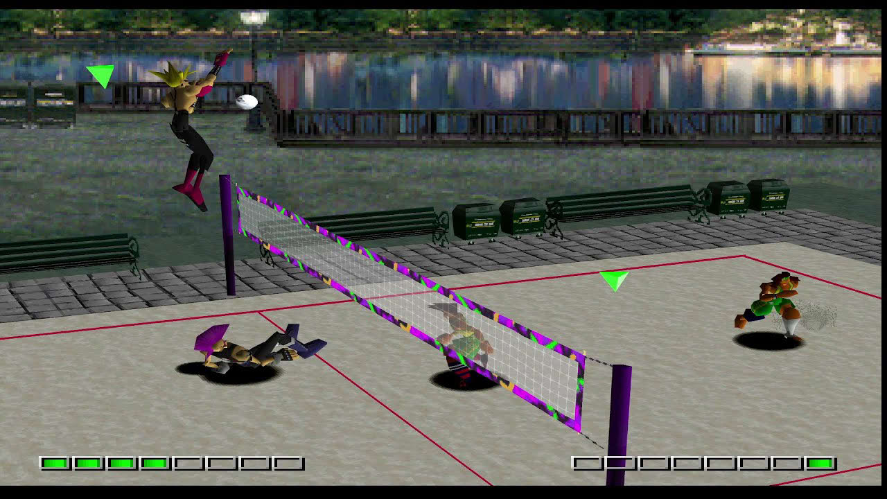V-Ball Beach Volley Heroes PS1 Gameplay HD (DuckStation)