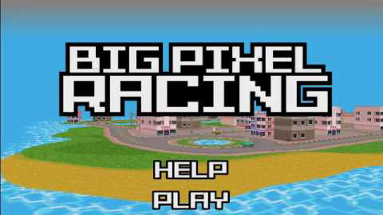Big Pixel Racing Flash Game