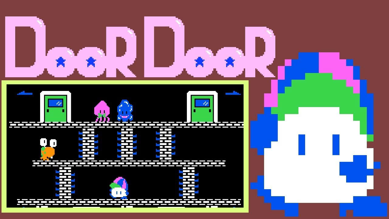 Door Door (Famicom, 1985) – 50-round (1 loop) session for 1 Player 🎮
