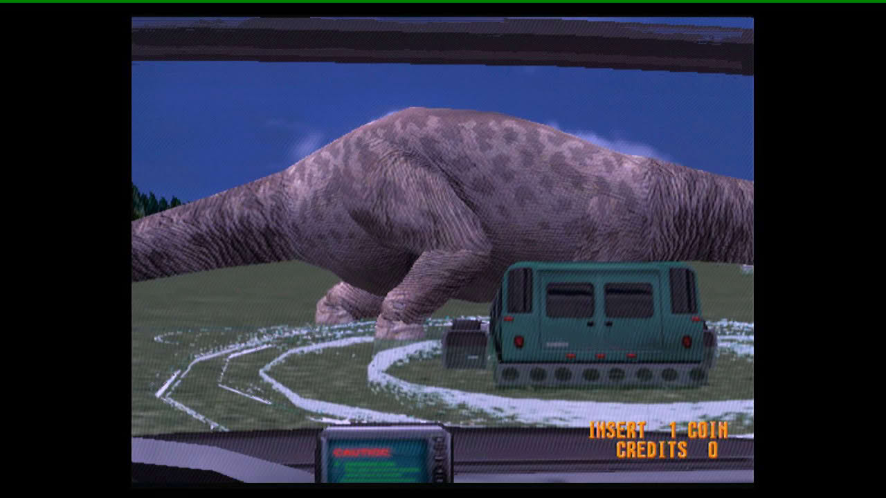 (OLD) The Lost World : Jurassic Park -  Full Attract Sequence (Real Arcade Hardware) Sega Model 3