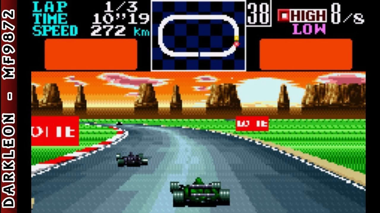 WonderSwan Color - Final Lap Special - GT & Formula Machine © 2001 Bandai - Gameplay