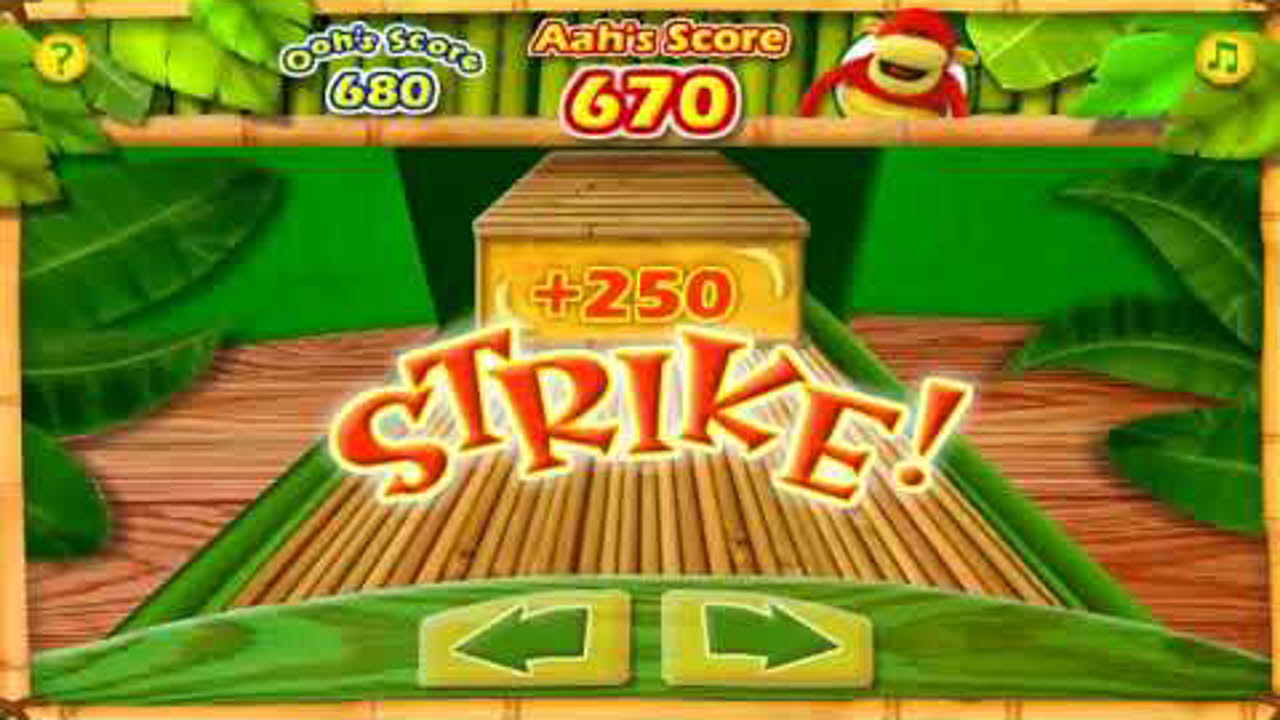 Ooh, Aah & You: Ooh & Aah's Coco-Nutty Bowling Gameplay