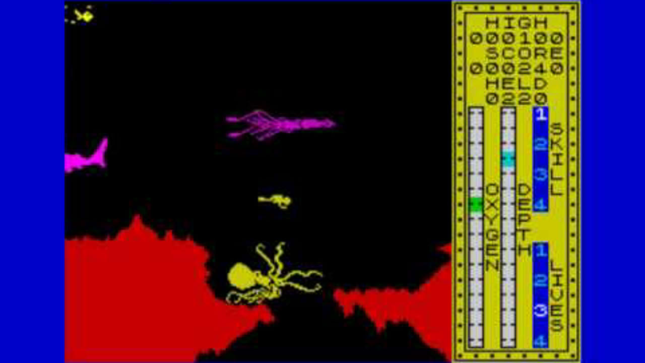 Scuba Dive ZX Spectrum (c) 1983 Durell Software
