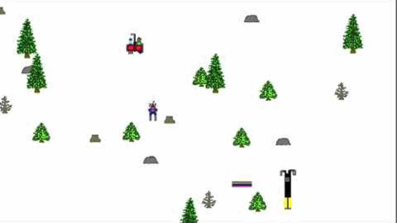 How to play SkiFree (Epic gameplay with happy ending)