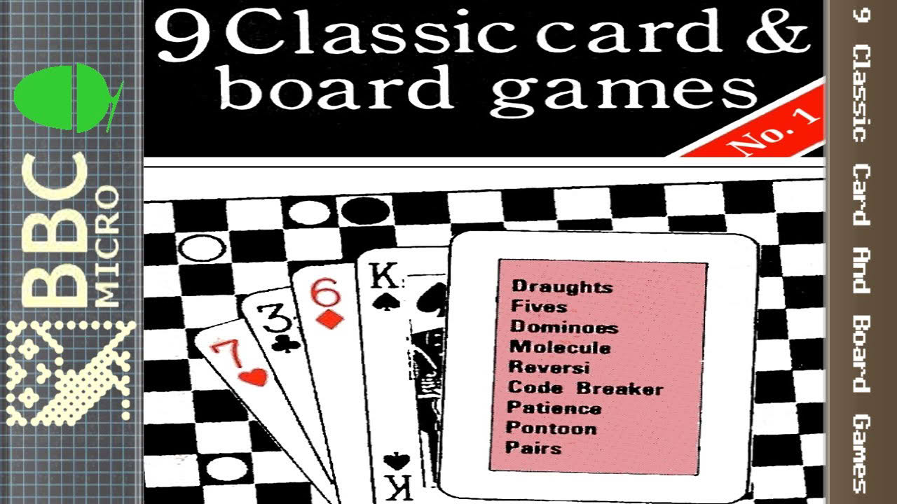 9 Classic Card And Board Games No. 1 - BBC Micro [Longplay]